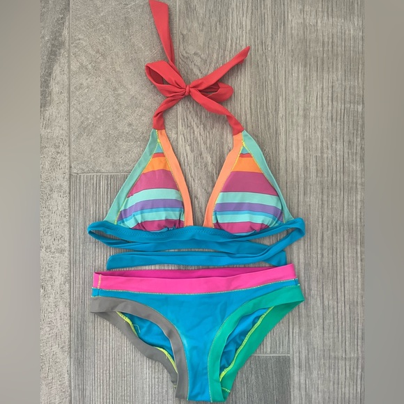 Bright colorful bikini - small (4) - Picture 1 of 4